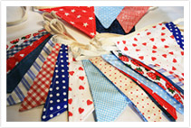 Red White and Blue Bunting